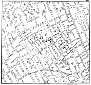 Snow cholera map