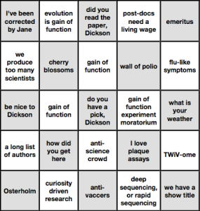 TWiV Bingo card 2