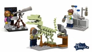 LEGO female scientists